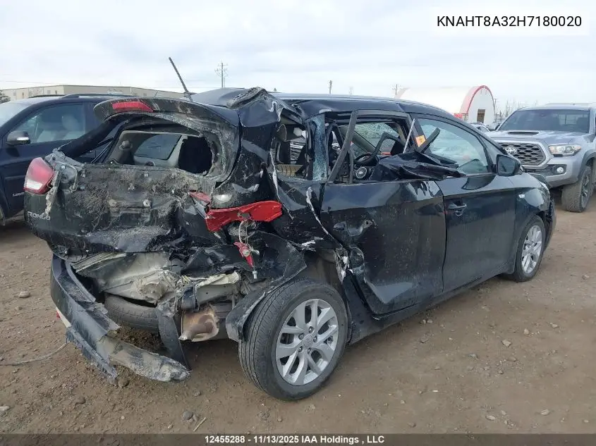 KNAHT8A32H7180020 2017 Kia Rondo L/Lx