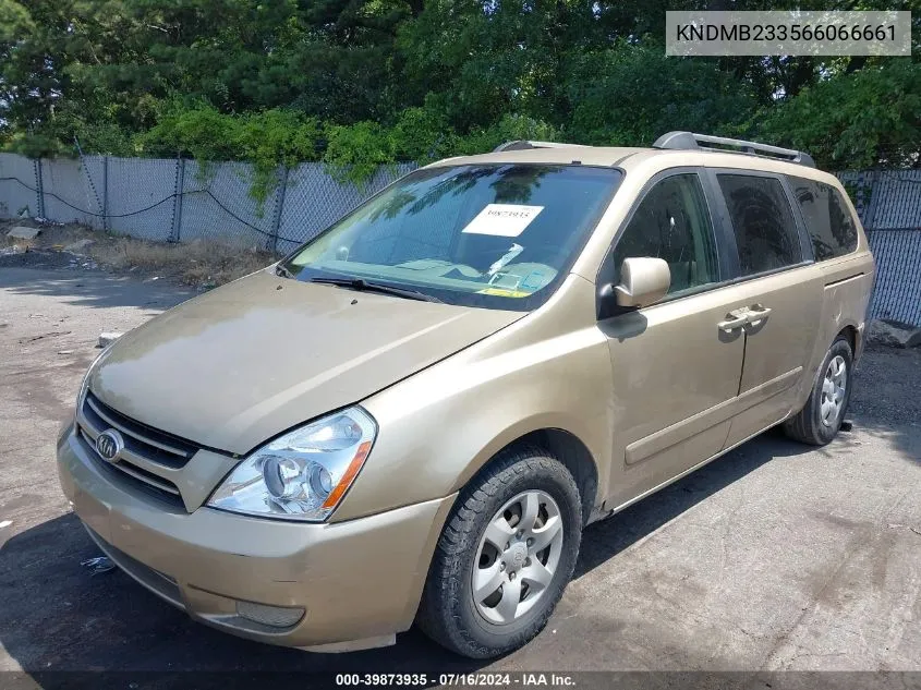 KNDMB233566066661 2006 Kia Sedona Ex/Lx