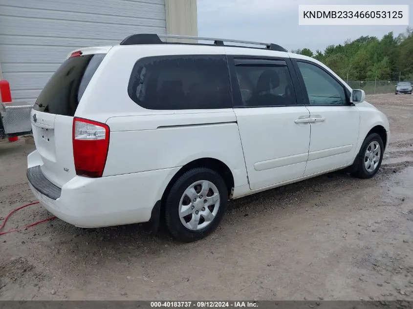 KNDMB233466053125 2006 Kia Sedona Ex/Lx