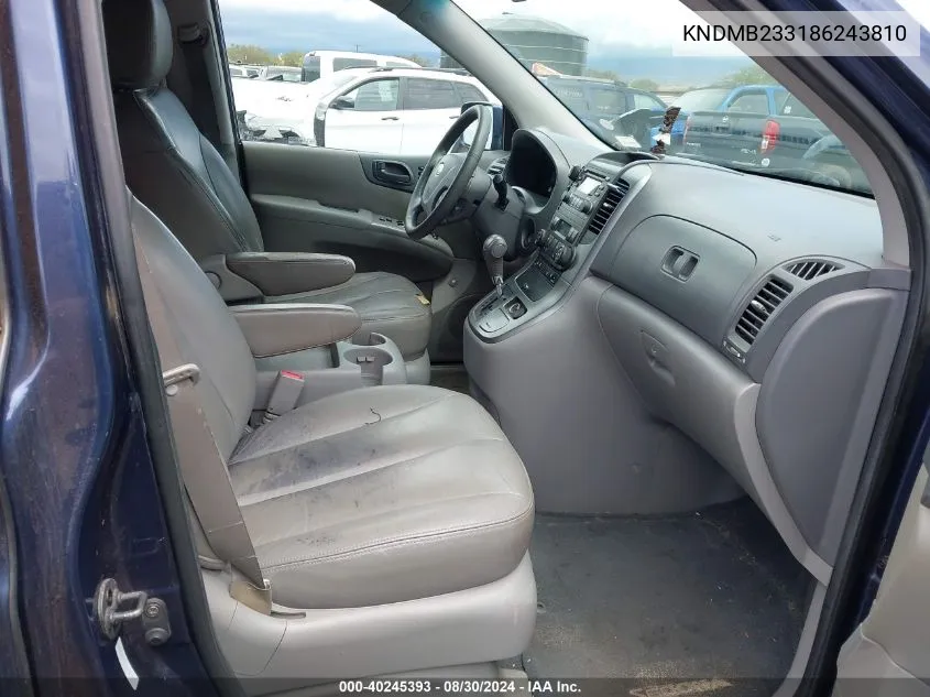 KNDMB233186243810 2008 Kia Sedona Ex