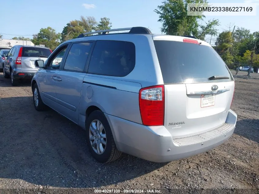 KNDMB233386227169 2008 Kia Sedona Ex