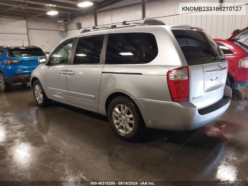 KNDMB233186210127 2008 Kia Sedona Ex