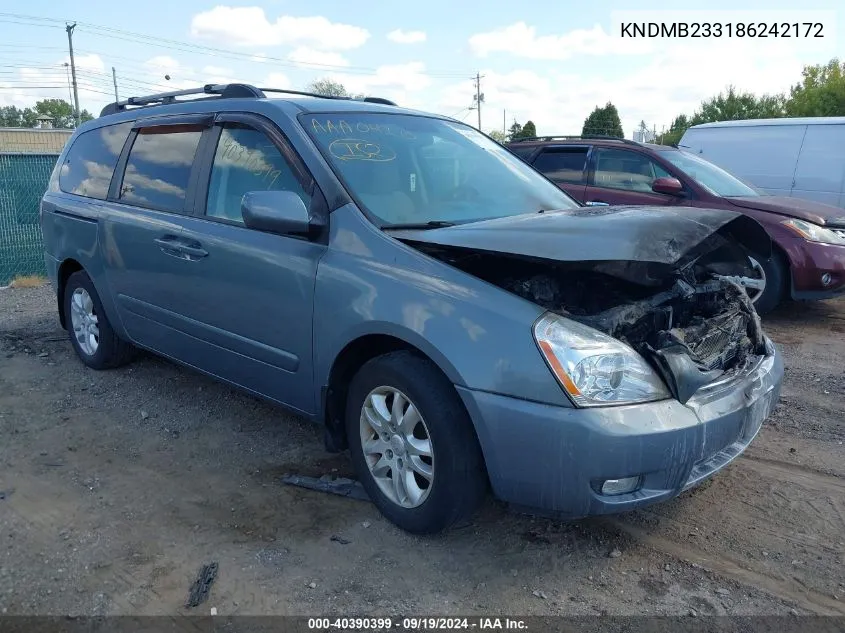 KNDMB233186242172 2008 Kia Sedona Ex