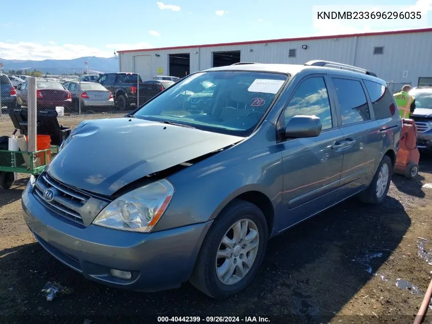 KNDMB233696296035 2009 Kia Sedona Ex