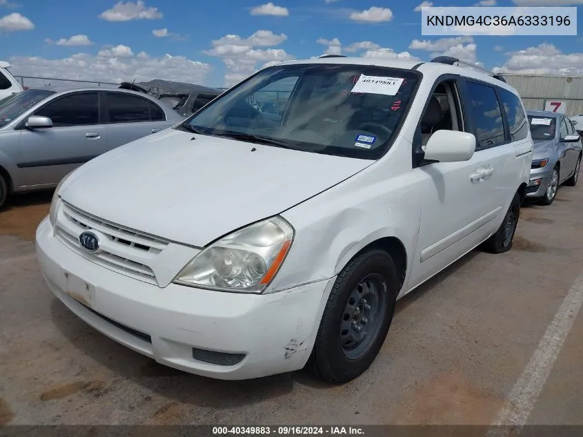 KNDMG4C36A6333196 2010 Kia Sedona Lx