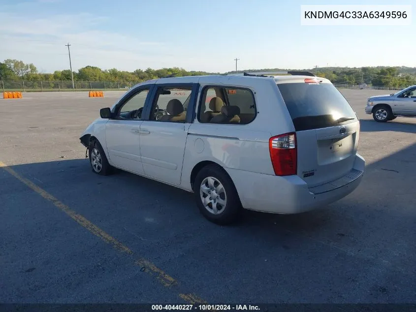 KNDMG4C33A6349596 2010 Kia Sedona Lx