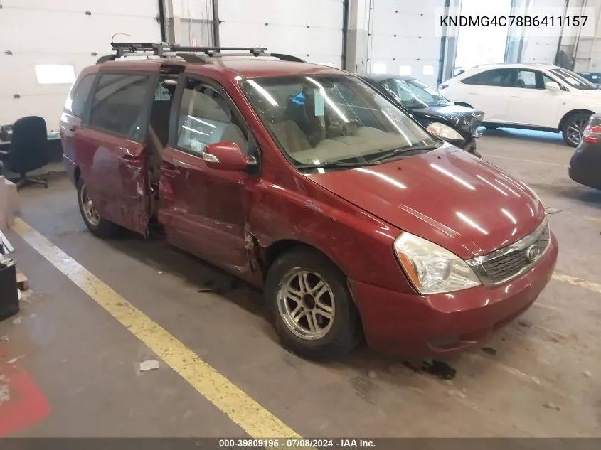 KNDMG4C78B6411157 2011 Kia Sedona Lx