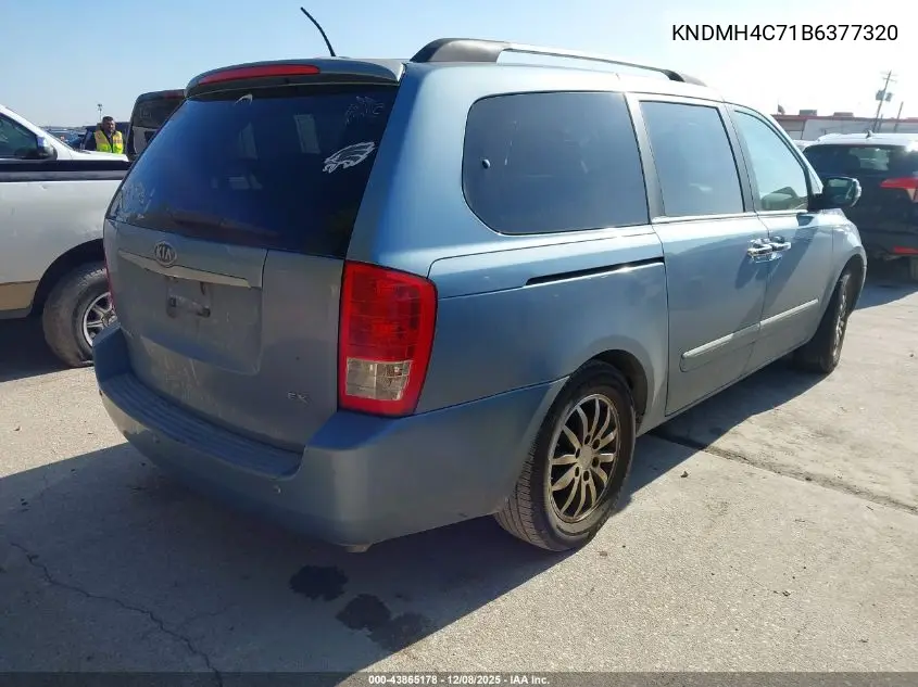 KNDMH4C71B6377320 2011 Kia Sedona Ex