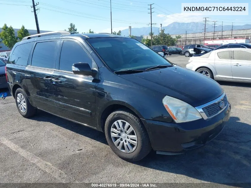 KNDMG4C71C6443224 2012 Kia Sedona Lx