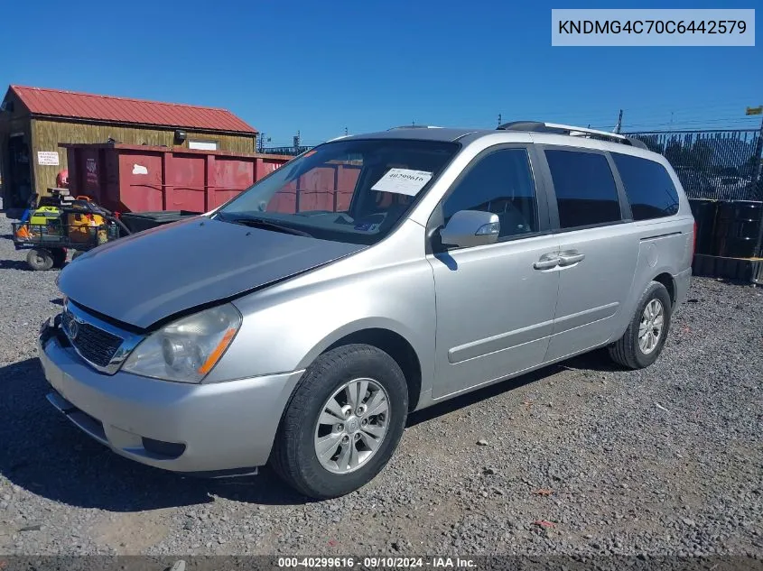 KNDMG4C70C6442579 2012 Kia Sedona Lx