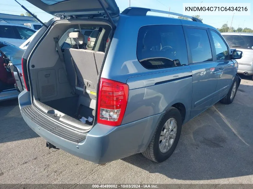 KNDMG4C71C6434216 2012 Kia Sedona Lx