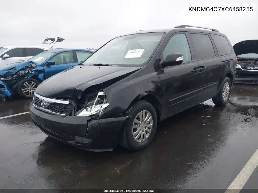KNDMG4C7XC6458255 2012 Kia Sedona Lx
