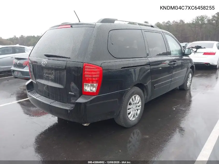 KNDMG4C7XC6458255 2012 Kia Sedona Lx