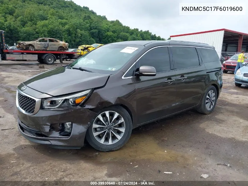 KNDMC5C17F6019600 2015 Kia Sedona Sx