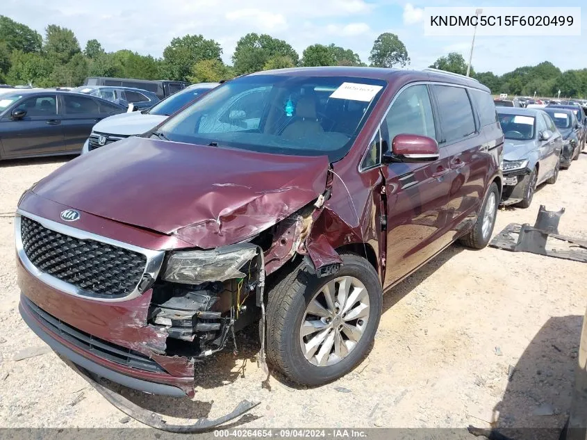 KNDMC5C15F6020499 2015 Kia Sedona Ex