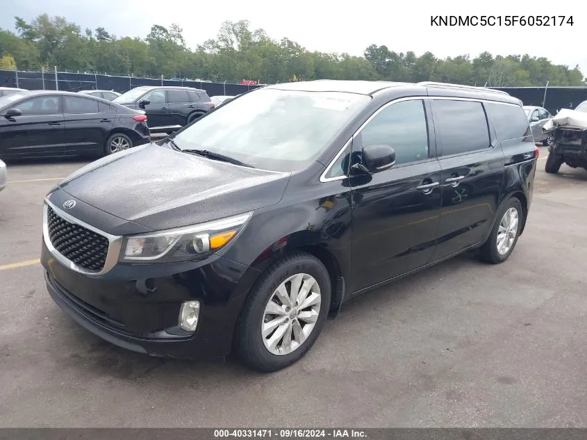 KNDMC5C15F6052174 2015 Kia Sedona Ex