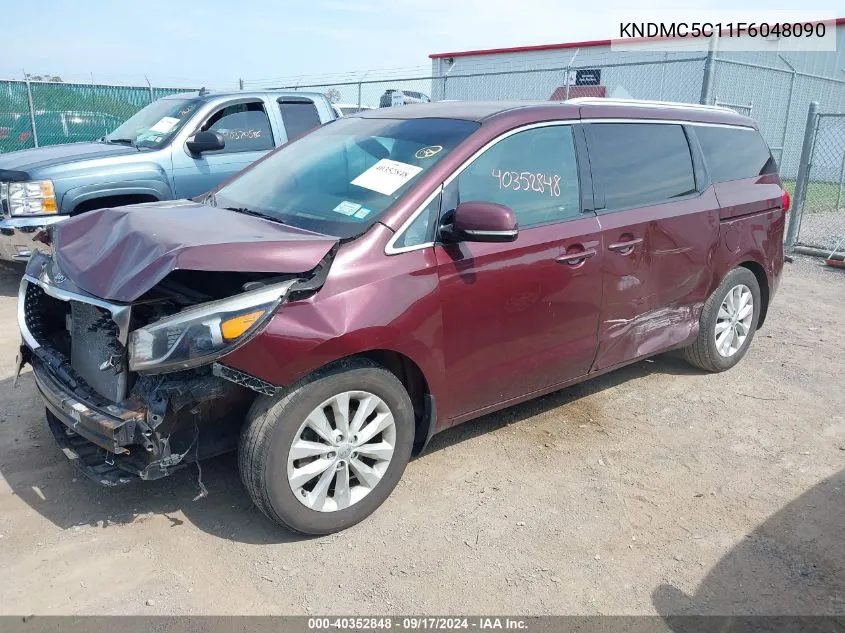 KNDMC5C11F6048090 2015 Kia Sedona Ex