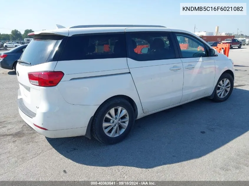 KNDMB5C16F6021082 2015 Kia Sedona Lx