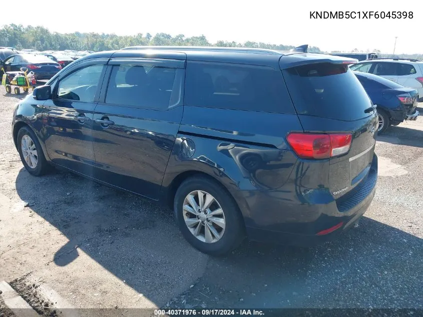 KNDMB5C1XF6045398 2015 Kia Sedona Lx