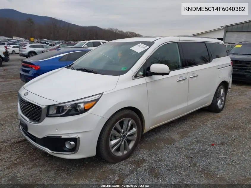 KNDME5C14F6040382 2015 Kia Sedona Sx Luxury