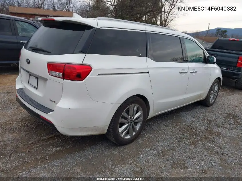 KNDME5C14F6040382 2015 Kia Sedona Sx Luxury