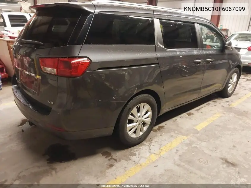 KNDMB5C10F6067099 2015 Kia Sedona Lx