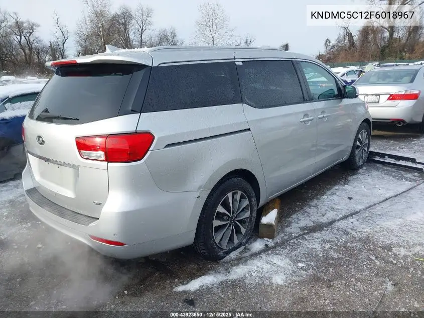 KNDMC5C12F6018967 2015 Kia Sedona Sx