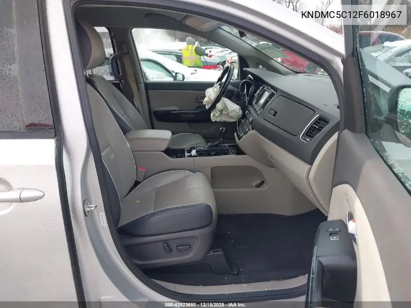 KNDMC5C12F6018967 2015 Kia Sedona Sx