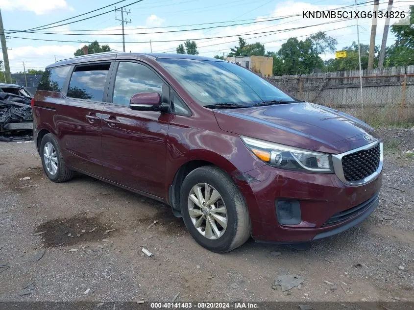 KNDMB5C1XG6134826 2016 Kia Sedona Lx