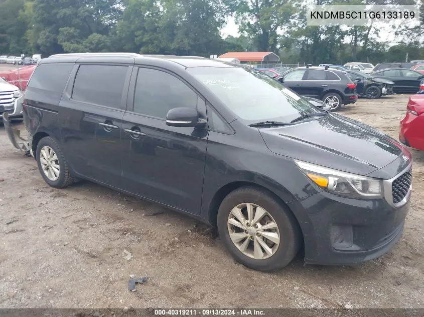 KNDMB5C11G6133189 2016 Kia Sedona Lx