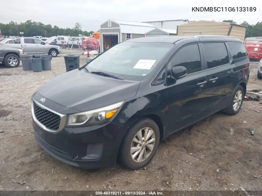 KNDMB5C11G6133189 2016 Kia Sedona Lx