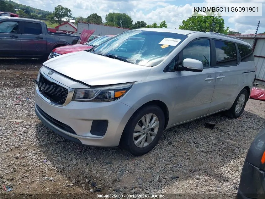 KNDMB5C11G6091901 2016 Kia Sedona Lx