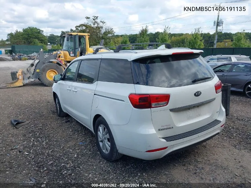 KNDMB5C14G6191135 2016 Kia Sedona Lx