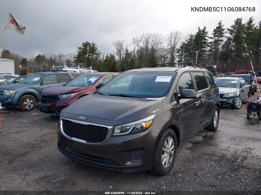 KNDMB5C11G6084768 2016 Kia Sedona Lx