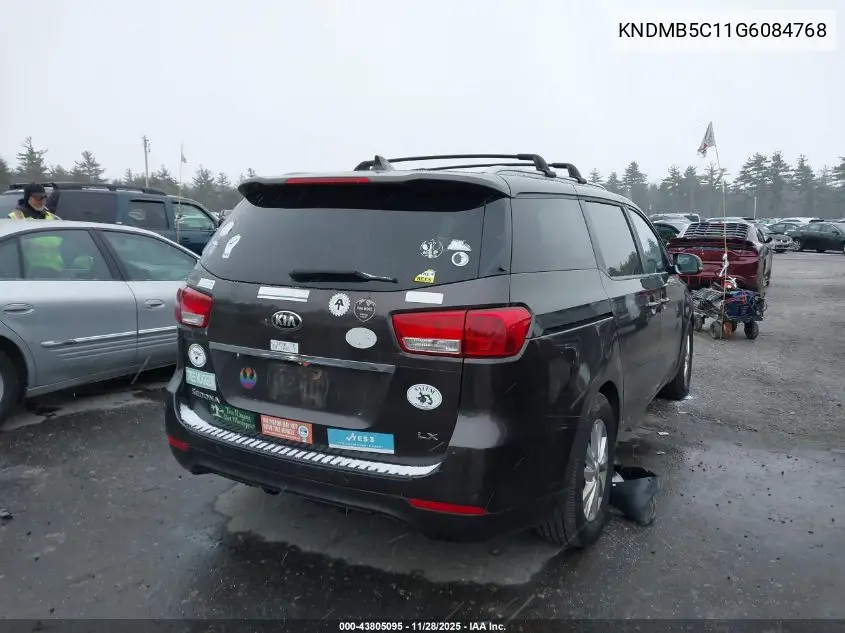 KNDMB5C11G6084768 2016 Kia Sedona Lx