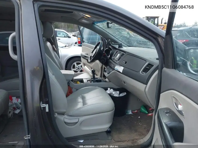 KNDMB5C11G6084768 2016 Kia Sedona Lx