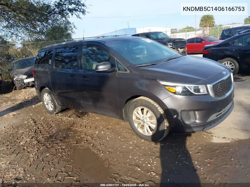 KNDMB5C14G6166753 2016 Kia Sedona Lx