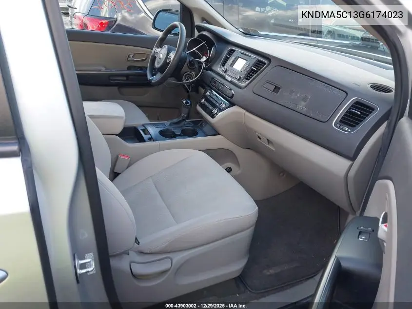 KNDMA5C13G6174023 2016 Kia Sedona L