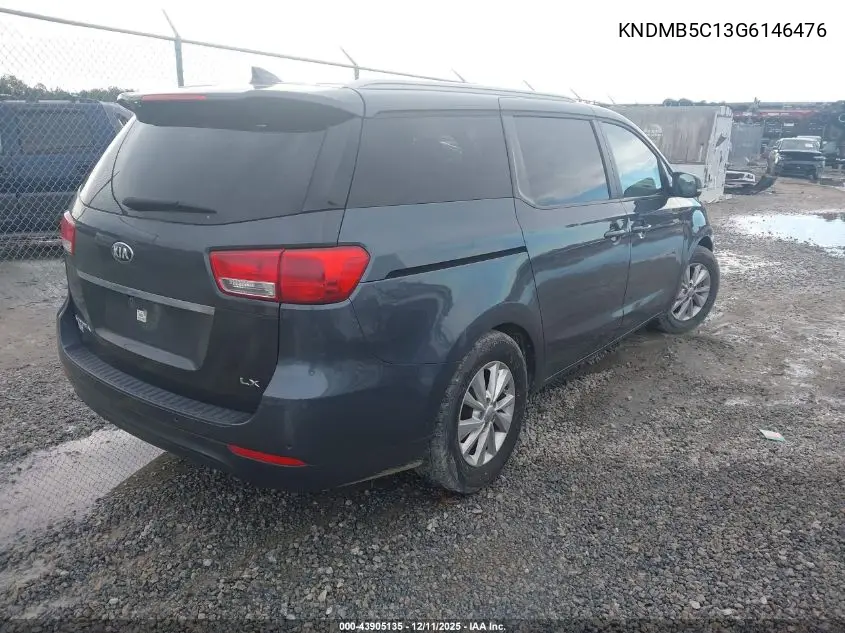 KNDMB5C13G6146476 2016 Kia Sedona Lx
