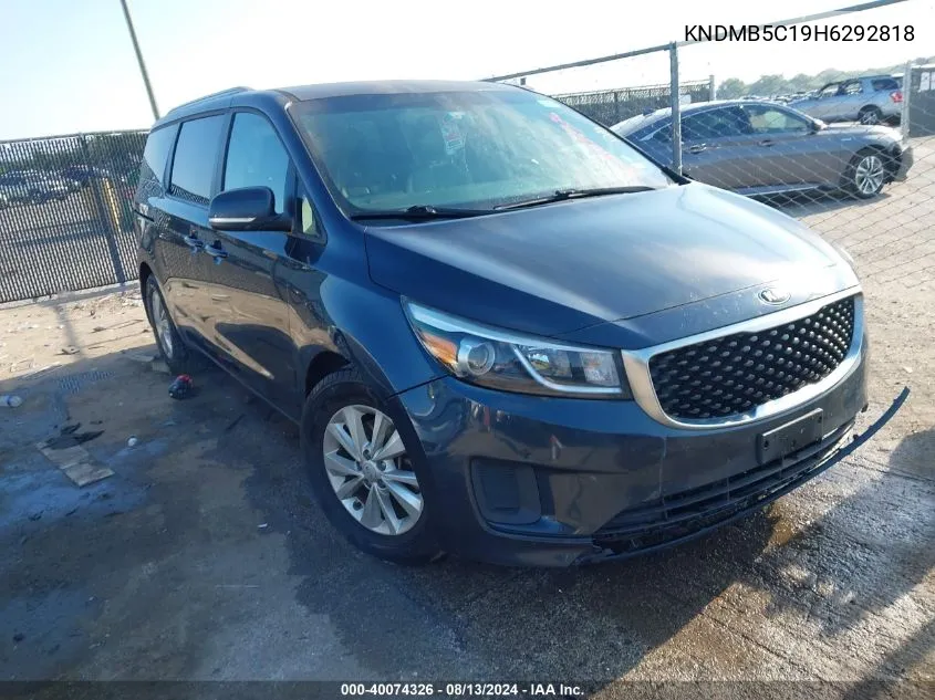 KNDMB5C19H6292818 2017 Kia Sedona Lx