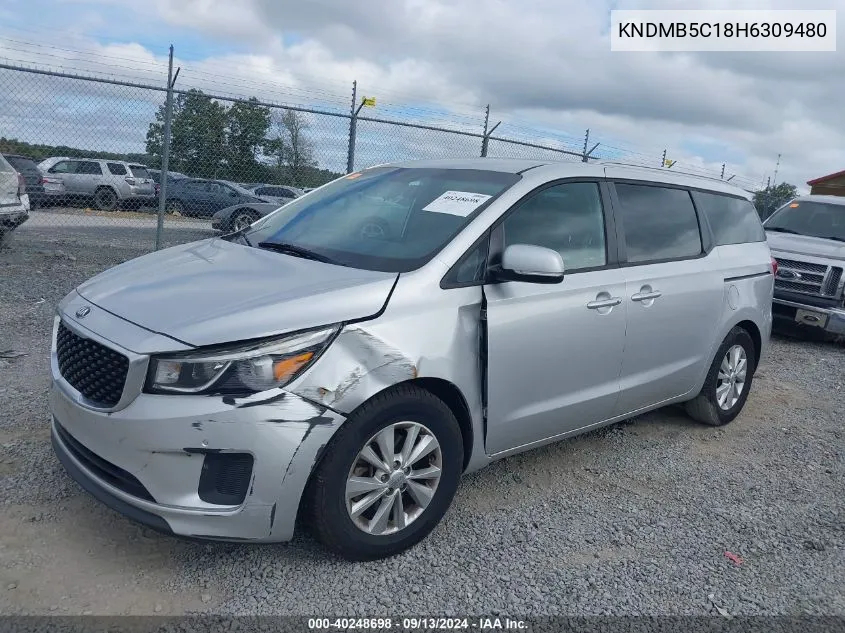 KNDMB5C18H6309480 2017 Kia Sedona Lx