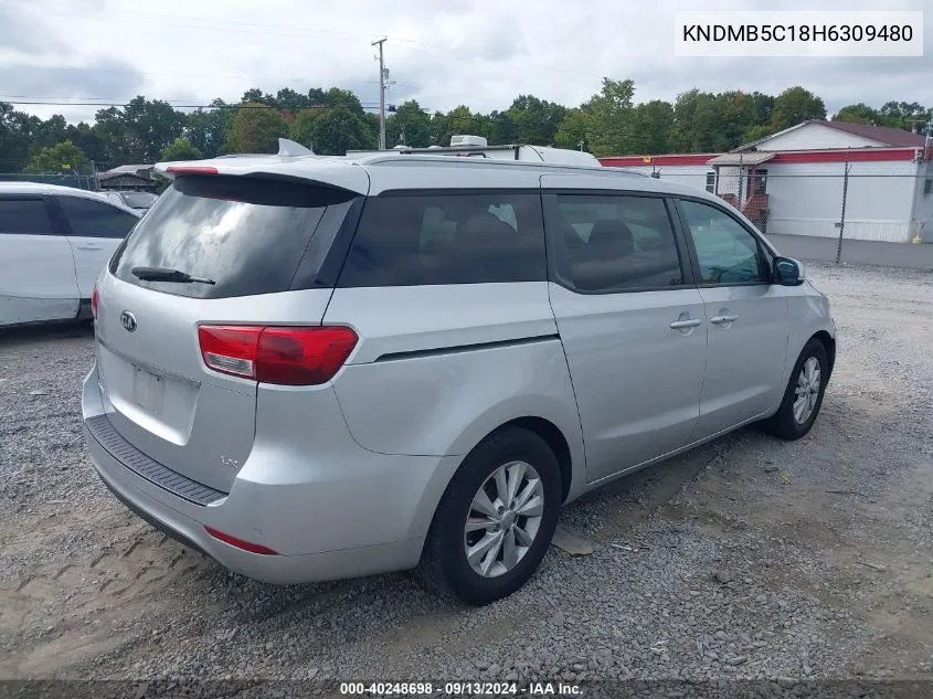 KNDMB5C18H6309480 2017 Kia Sedona Lx