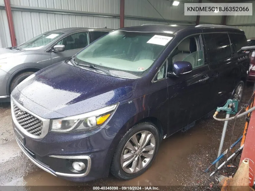 KNDME5C18J6352066 2018 Kia Sedona Sx Limited