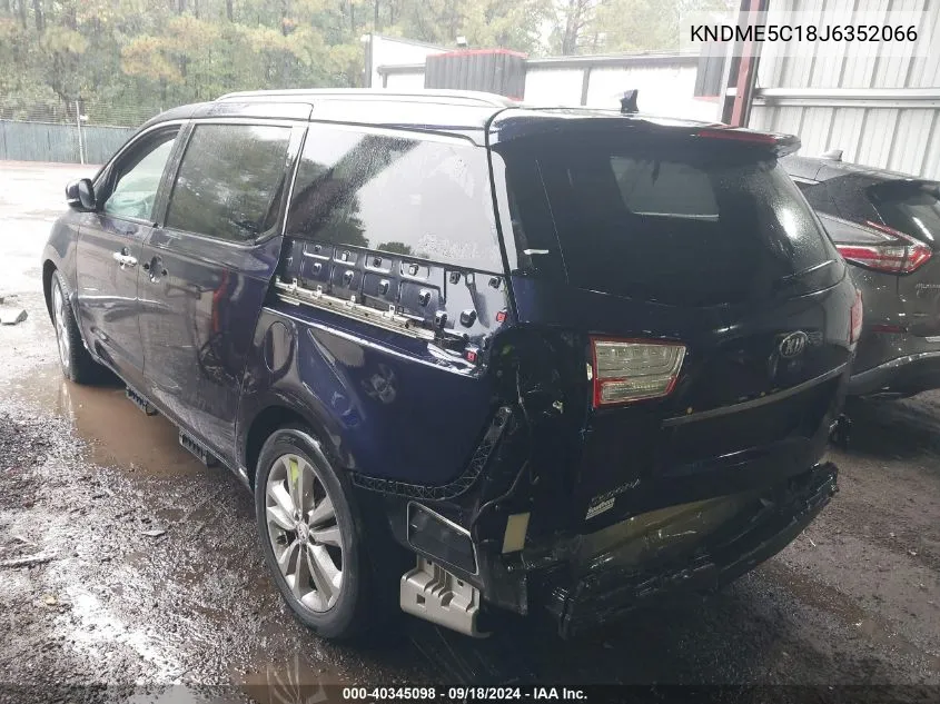 KNDME5C18J6352066 2018 Kia Sedona Sx Limited