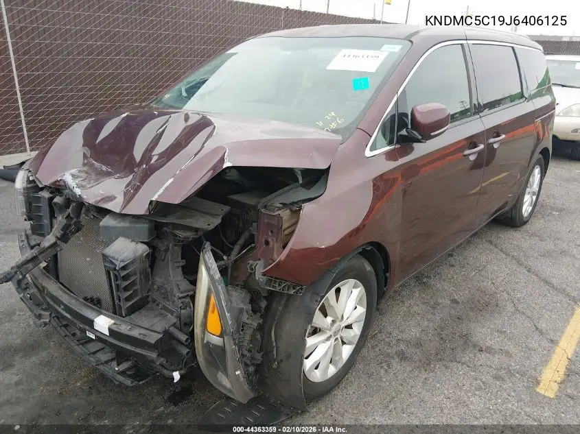 KNDMC5C19J6406125 2018 Kia Sedona Ex