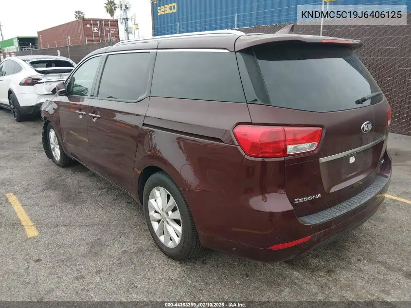 KNDMC5C19J6406125 2018 Kia Sedona Ex