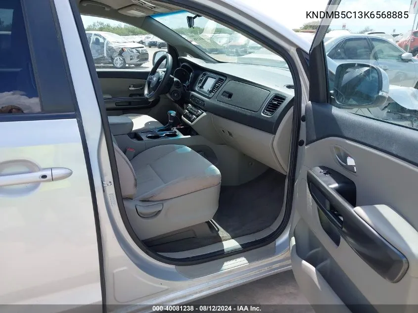 KNDMB5C13K6568885 2019 Kia Sedona Lx