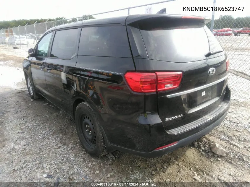 KNDMB5C18K6523747 2019 Kia Sedona Lx/Ex