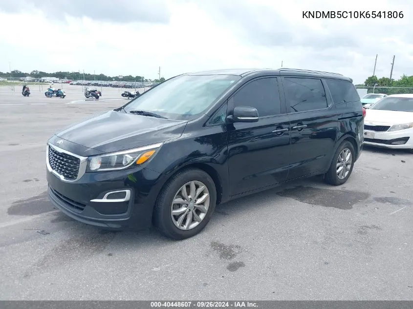 KNDMB5C10K6541806 2019 Kia Sedona Ex