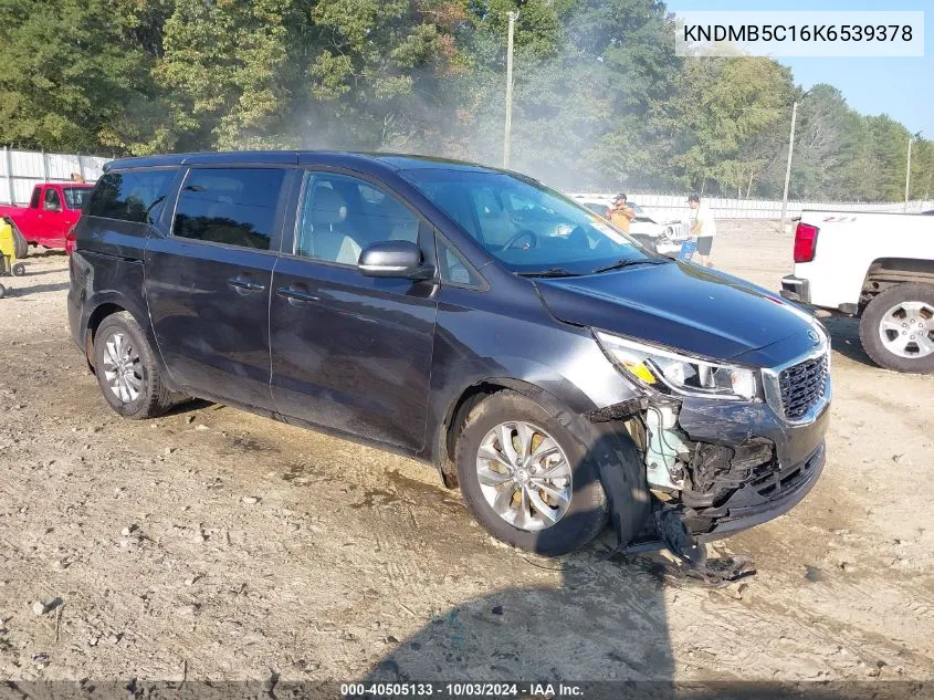 KNDMB5C16K6539378 2019 Kia Sedona Lx